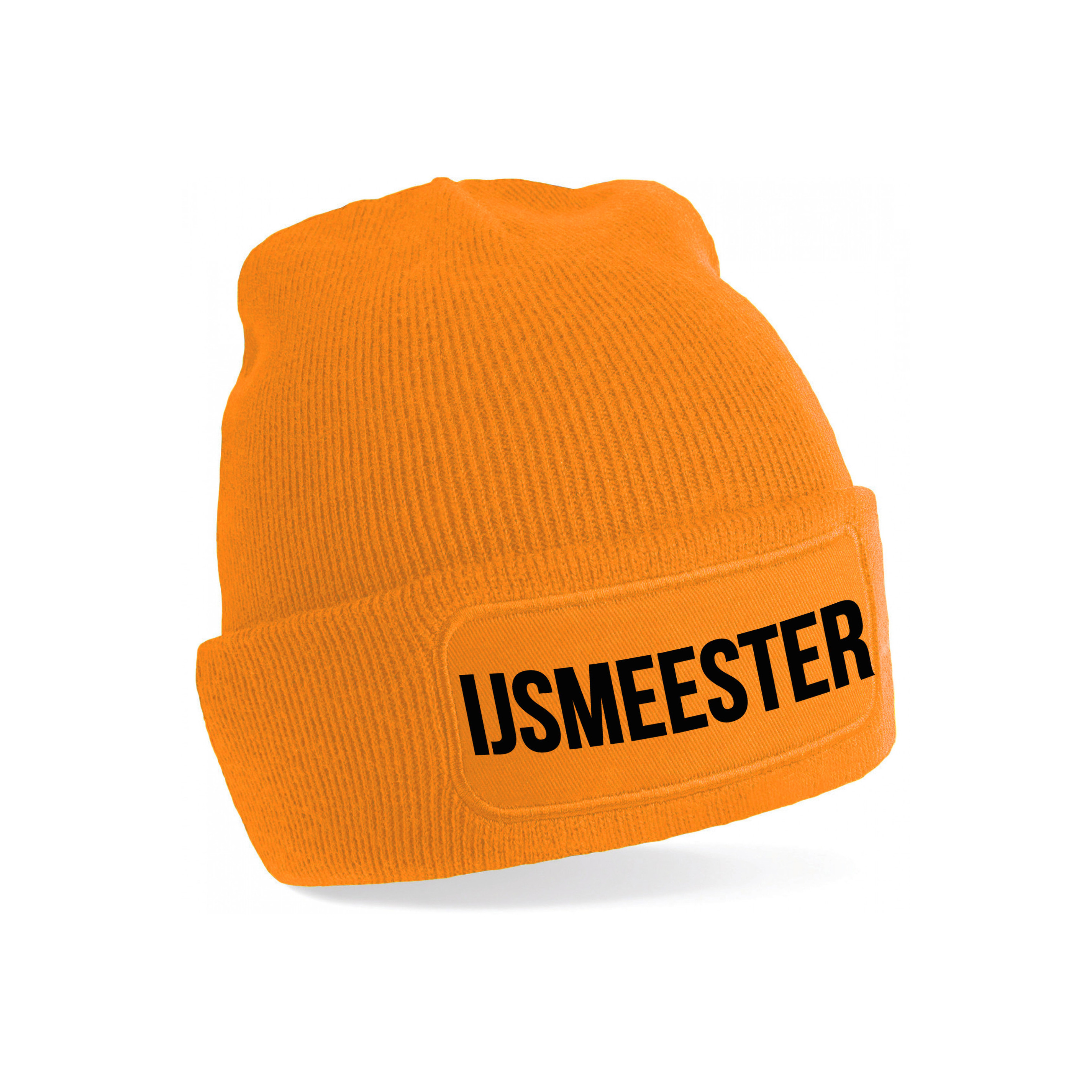 IJsmeester muts - unisex - one size - oranje