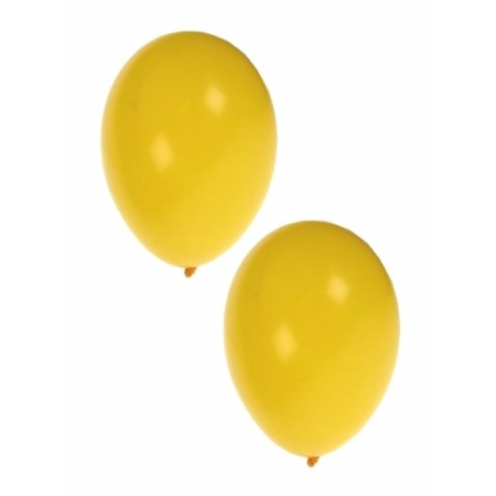 Balloons geel/zwart/groen 30 pieces