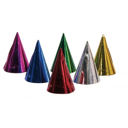 120x Party hats in different colors