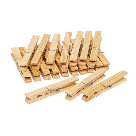 200x Wooden pegs 