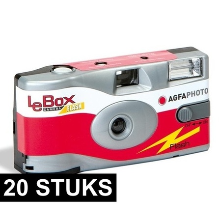 20x disposable cameras with flash