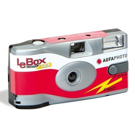 2x disposable cameras with flash
