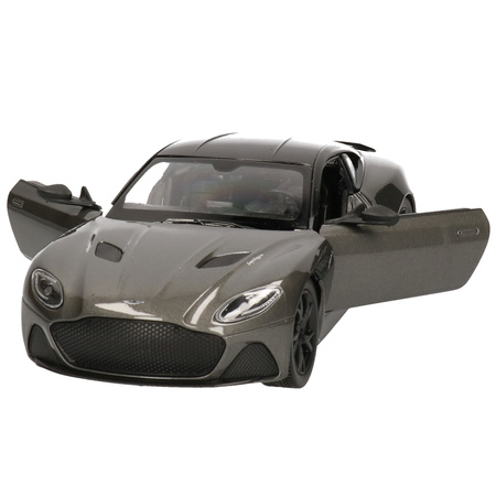 Modelauto Aston Martin Superleggera 2019 grijs schaal 1:24/19 x 8 x 5 cm