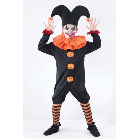Handboek Opgewonden zijn renderen Hofnar halloween kostuum kids - Oranje artikelen winkel