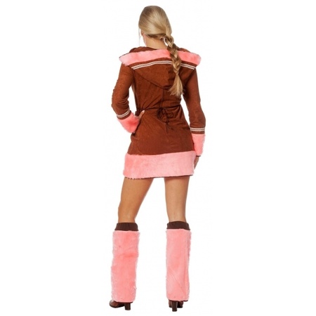 Pink Eskimo costume for women